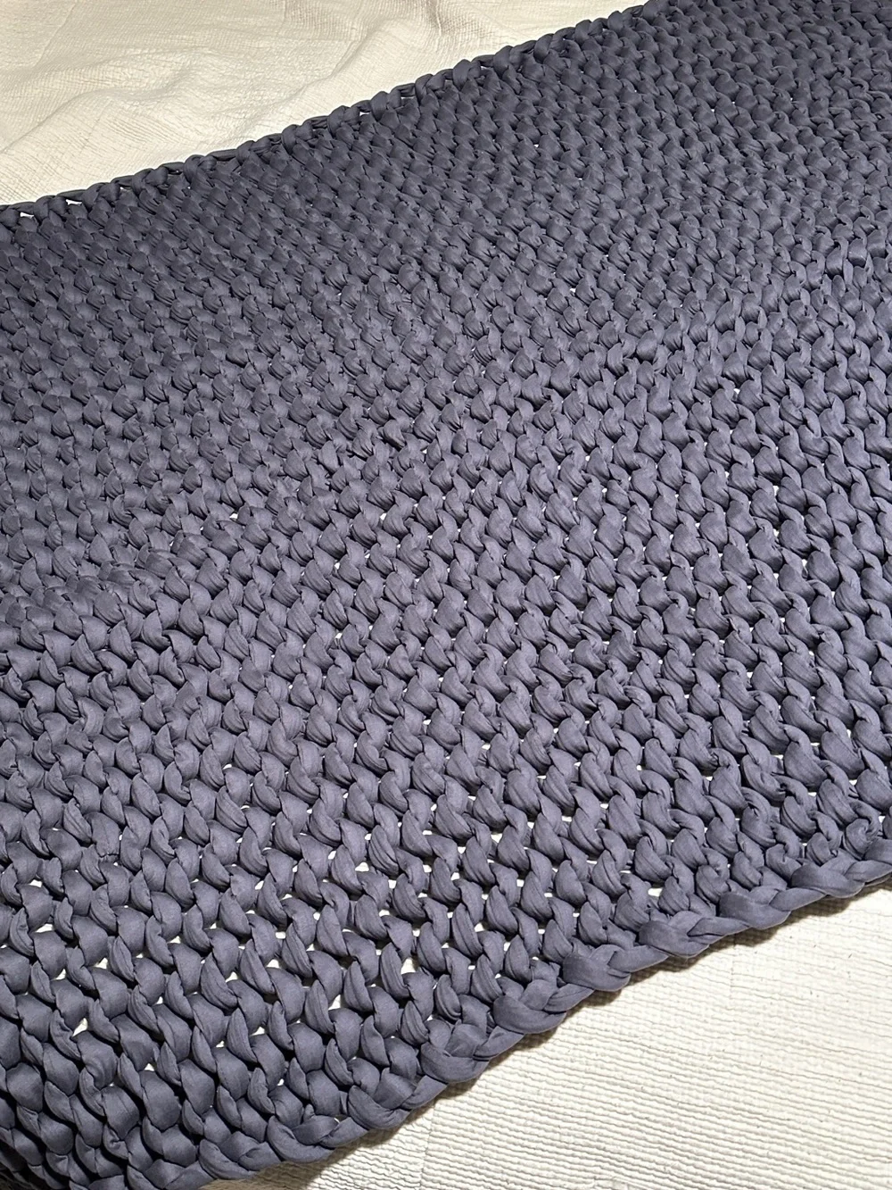 NWT Bearaby Cotton Weighted Blanket in Asteroid Grey 25lb